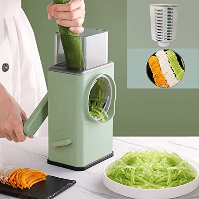 3 In 1 Manual Vegetable Slicer Rotary Cheese Grater